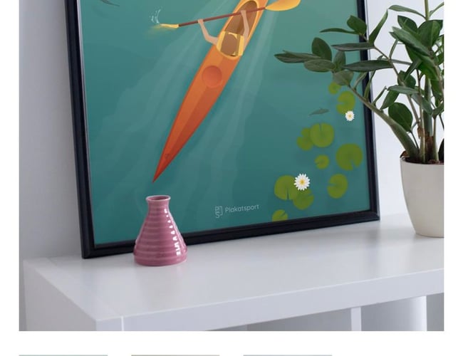 3 år gammel plakat brand, med egen webshop