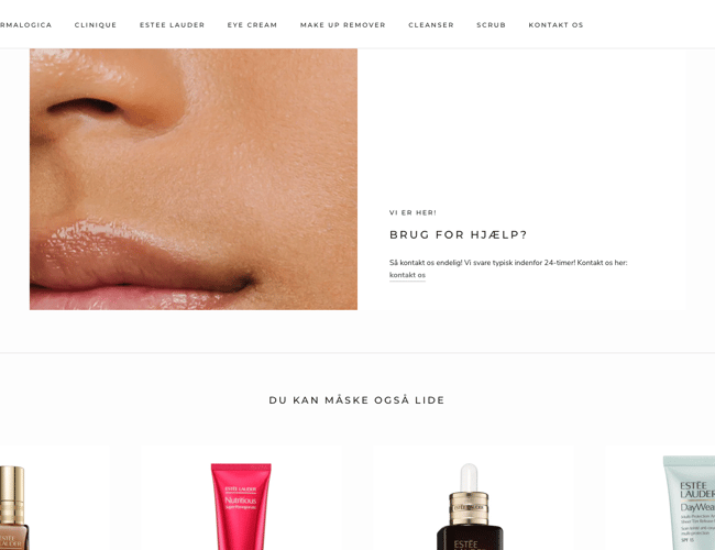 Køreklar Hudpleje webshop - med dropshipping leverandør!