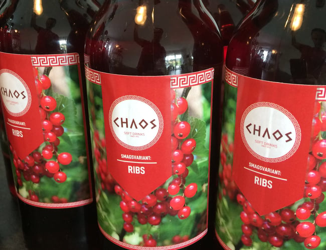 CHAOS Soft Drinks - sodavandsbrand med opskrifter, design og professionel, køreklar webshop 