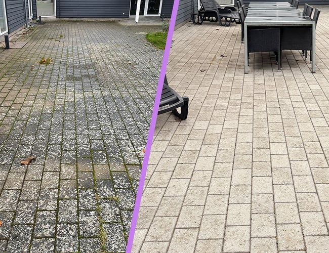 Skalerbar servicevirksomhed (fliserens og algebehandling)