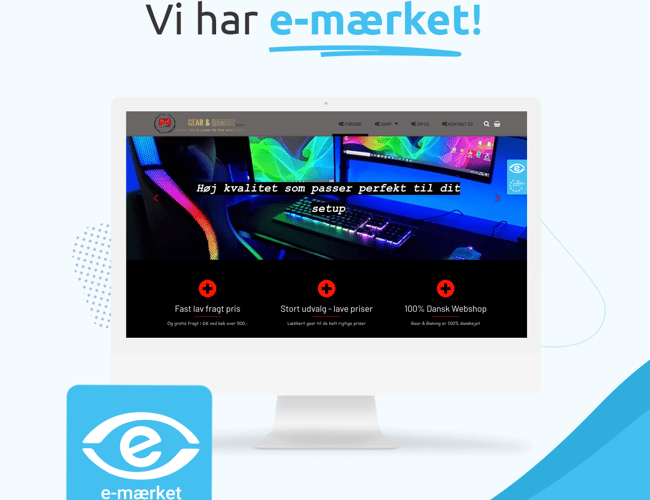 Gaming webshop med løbende ordre - 300.000 DKK. I omsætning de første 3 måneder 