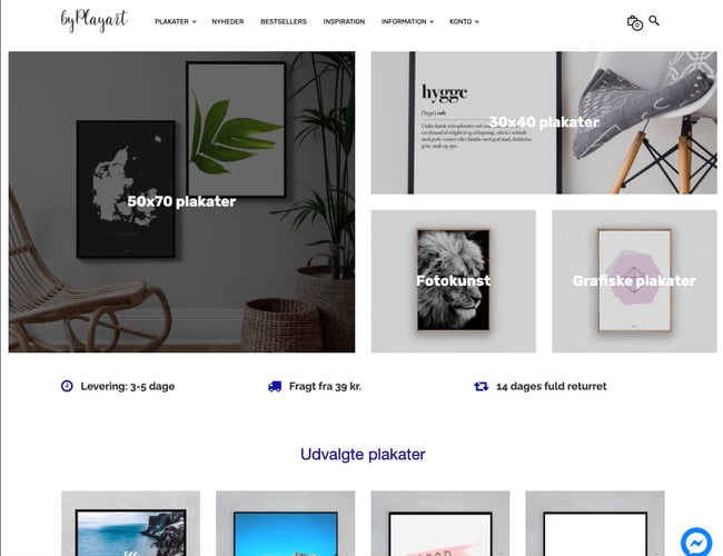 byPlayart.dk - Plakatshop sælges - Alle plakater er eget design