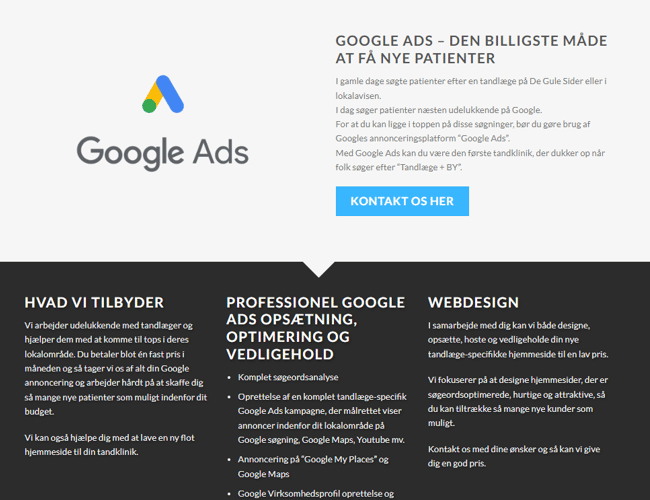 Fast månedlig indtægt med nemme Google Ads kunder