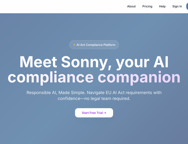 AI act compliance system (web app)