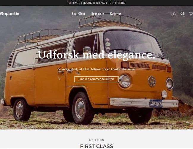 Køreklar webshop | Premium kufferter fra verdenskendt leverandør: 1.400 kr. pr. salg i fortjeneste! - Dropshipping 