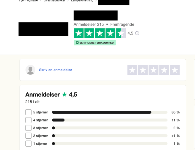 Webshop med lommelygter, pandelamper og arbejdslamper - Over 1.800.000 kroner i omsætning