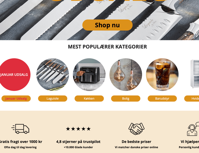 Veletableret webshop med stabil millionomsætning, loyal kundekreds og stort vækstpotentiale