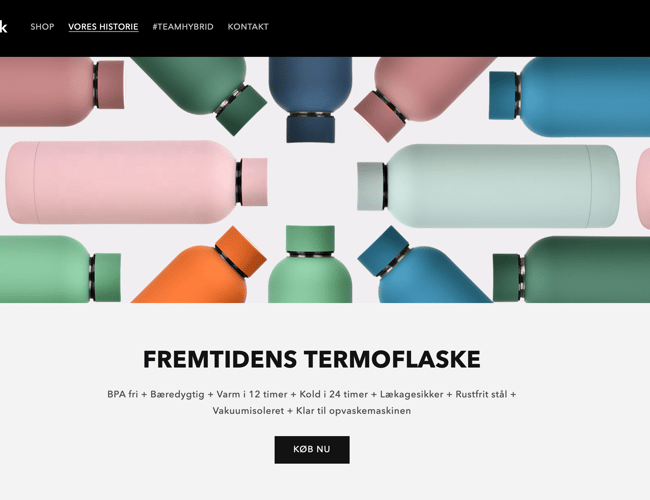 HybridFlask.com - Innovativt flaskebrand - Salg af populære thermoflaske i et højkvalitets mattefinish.