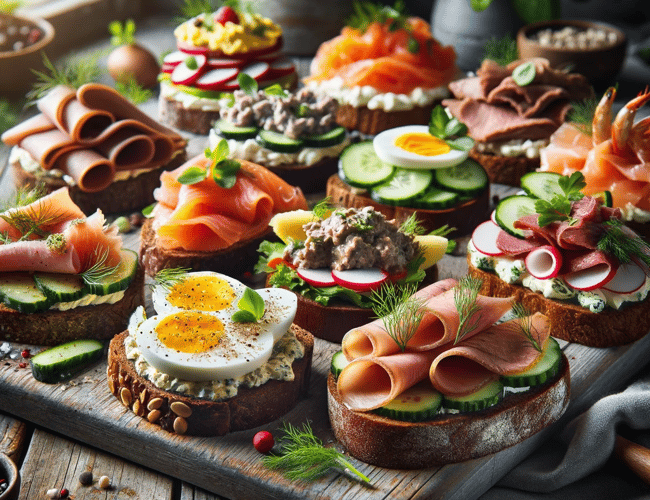 Velrenommeret smørrebrødsbutik til salg