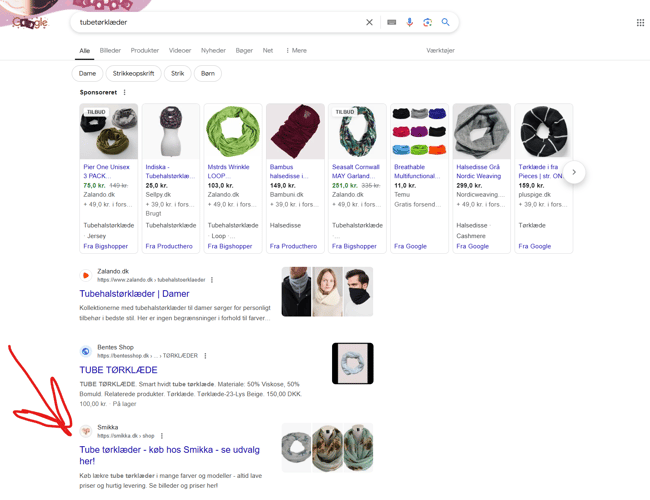 (Varelager 36.000 medfølger) 12 år gammel webshop med accessories til kvinder sælges