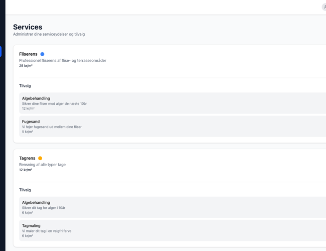 SkyQuote – SaaS til udendørs servicefirmaer (fliserens, tagrens, algebehandling mv.)  100% automatiseret opmåling, tilbud og fakturering – giver kunderne pris på få sekunder og øger salget!