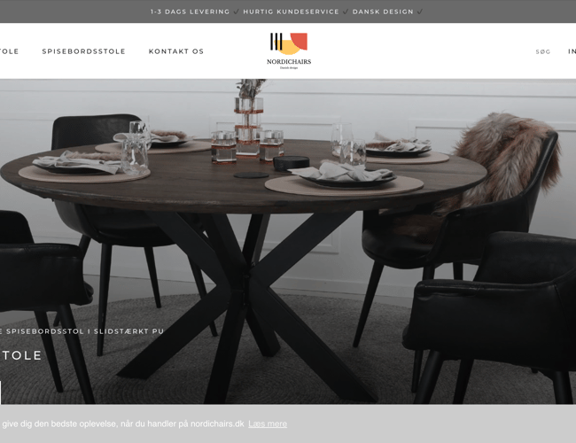 NORDICHAIRS.DK - Dropshipping af designer stole med dansk leverendør!
