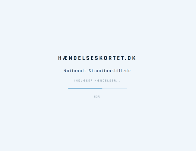 Hændelseskortet.dk — live hændelseskort for Danmark med 1.835 brugere