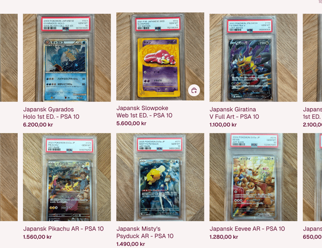 Pokémon & TCG Webshop