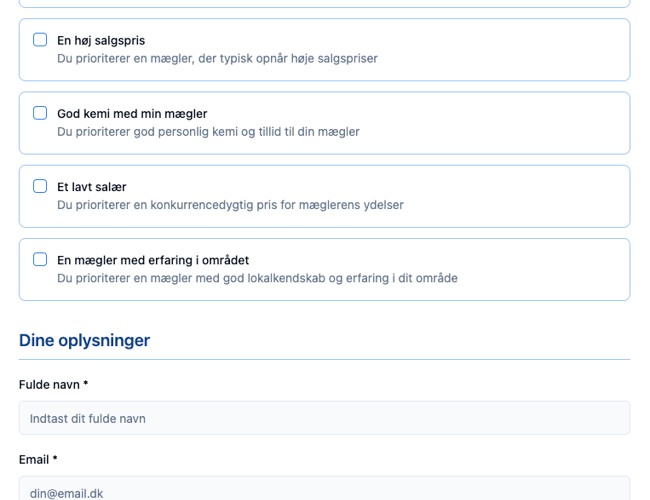 MæglerMatch – Digital platform for boligsælgere klar til overtagelse