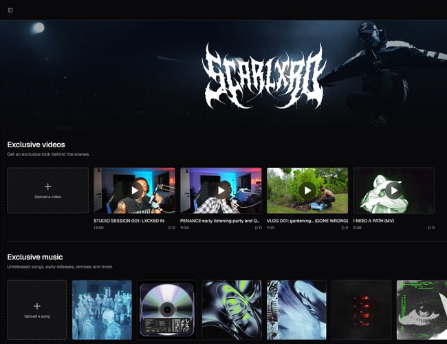 Superfan platform i musikbranchen - 120 registrerede artister, 100% organisk vækst og 34.000+ leads