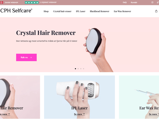 Salg af Webshop i attraktiv branche med varelager (Aktiver ikke virksomhed)