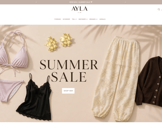 Etableret fashion-webshop med 13.000+ følgere søger ny ejer