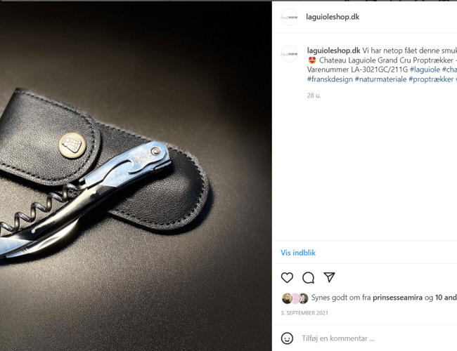 Danmarks største "Laguiole" bestik webshop sælges. Solidt overskud. Kræver kun 1-2 timer ugentligt. Alt omsætning er organisk (eksisteret siden 2012) og kræver ingen PPC. 