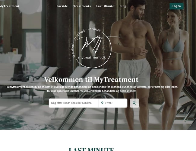 Stor Beauty platform med bookingsystem, deals samt webshop tilknyttet