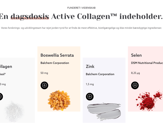 Copenhagen Skin Concept® sælges - Kollagen- og vitaminer på abonnement