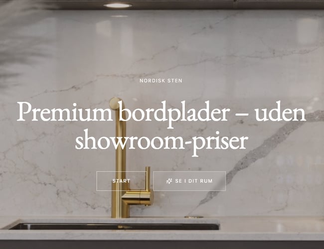 Unique sten bordplader webshop