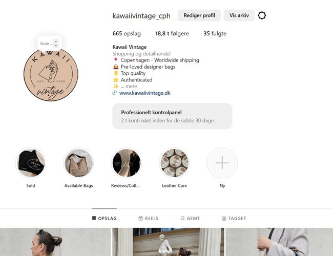 Salg af webshop