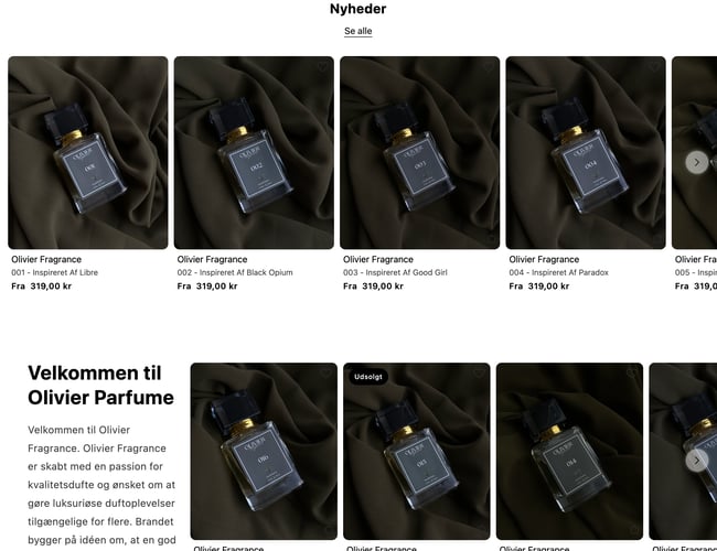 Køreklar webshop med stort potientale 
