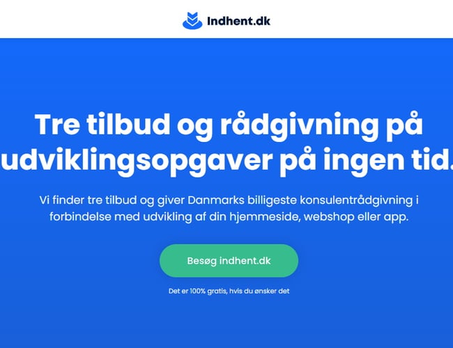 Konsulent- og tilbudsportal med stort potentiale
