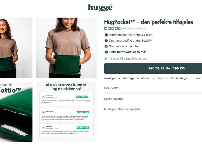 Webshop med 263 ordrer de første 5 måneder til salg
