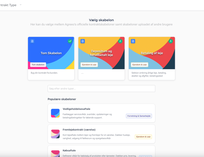 Agreeo.io – Komplet platform til digitale kontrakter, samarbejde og e-signering
