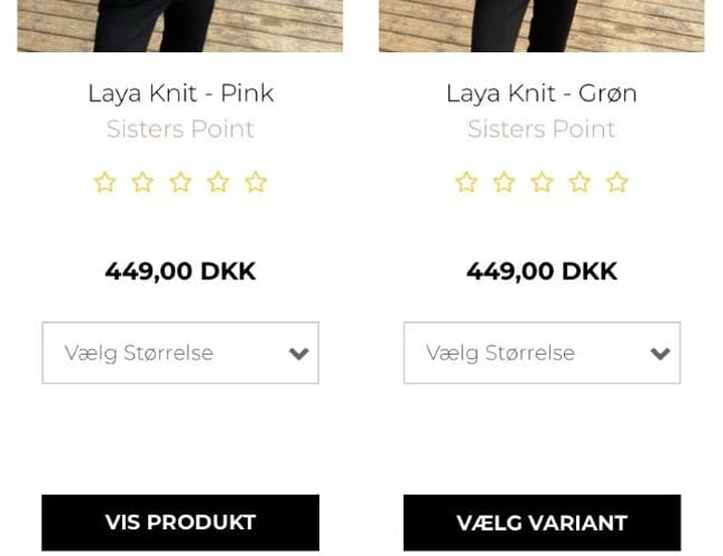 OneTooLess.dk - Fashion webshop med stærk instagramprofil - Omsætning i perioden 26/2 - 15/9: kr. 600.000 ex. moms