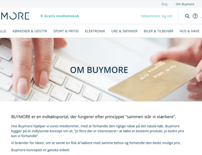Buymore.dk – Banebrydende indkøbskoncept