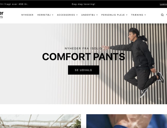 Herretøjs webshop - Balderclothes - sælges! Har årligt omsat for 35-145K årligt hovedsageligt fra SEO