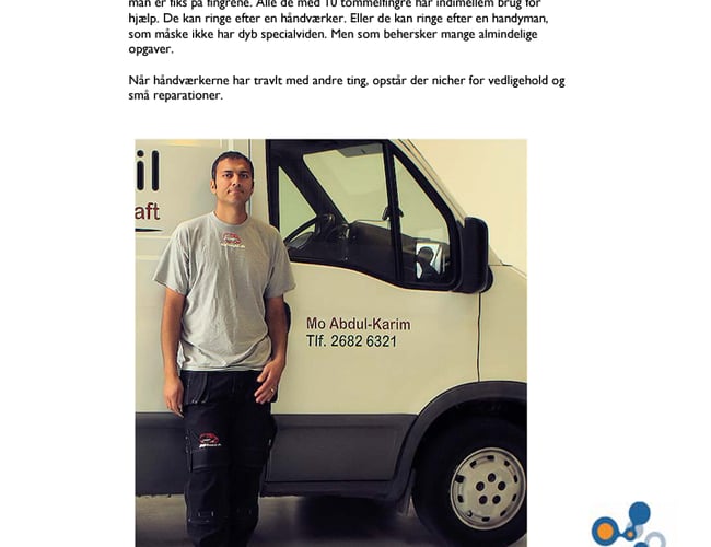 Enmands tømrerog handyman forretning 