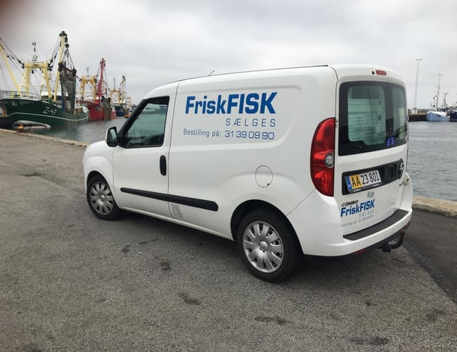 Velrenommeret Fiskebil sælges - fast kundekreds og holdepladser - Omsætning: 1.079.000 kr.