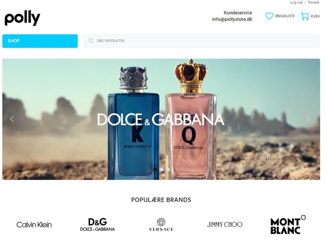 Salg af Parfume Webshop -  Danmarks største udvalg af parfumer.