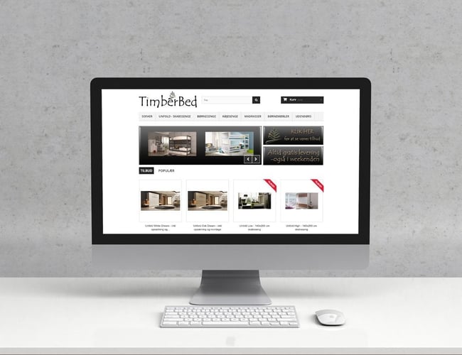 Timberbed.dk - Webshop med stort potentiale med dropshipping aftale
