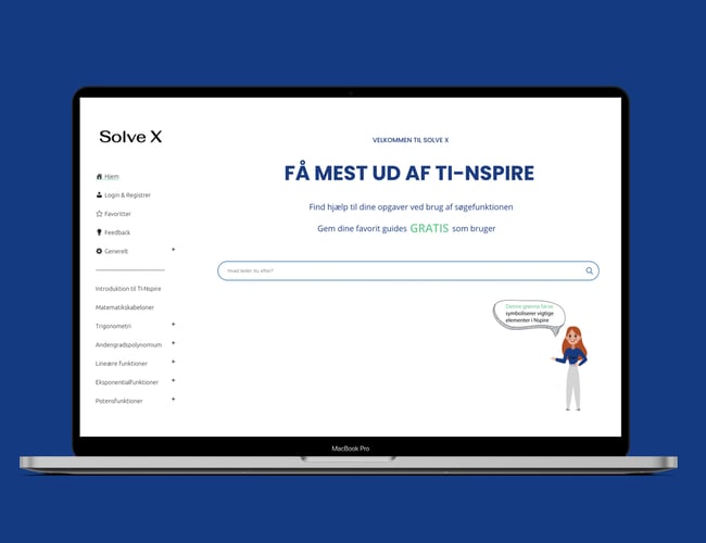 Platform som hjælpemiddel til TI-Nspire - lektiehjælpsvirksomhed 