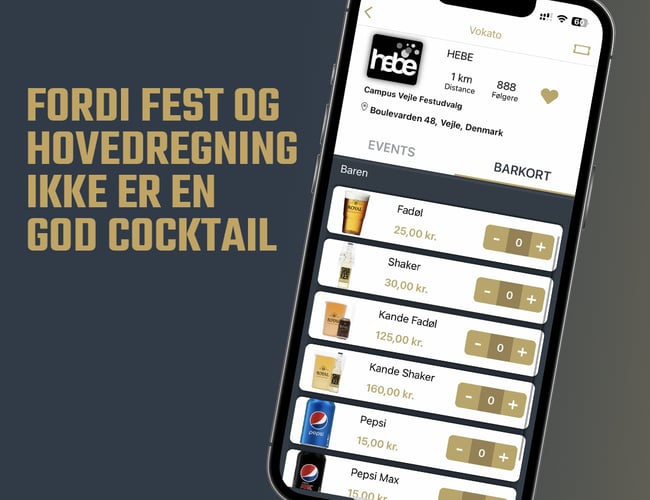 Gymnasiefest billet- og barsystem - solgt over 30.000 billetter.