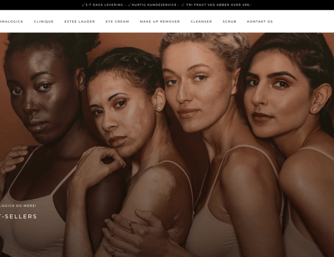 Køreklar Hudpleje webshop - med dropshipping leverandør!