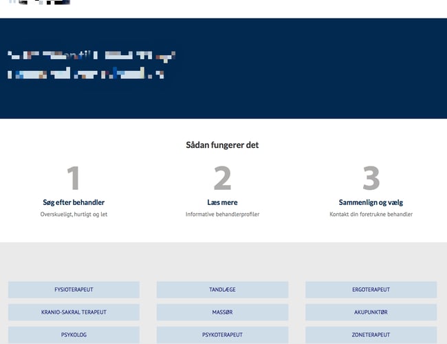 Nyetableret og voksende behandlerportal med stort potentiale! 