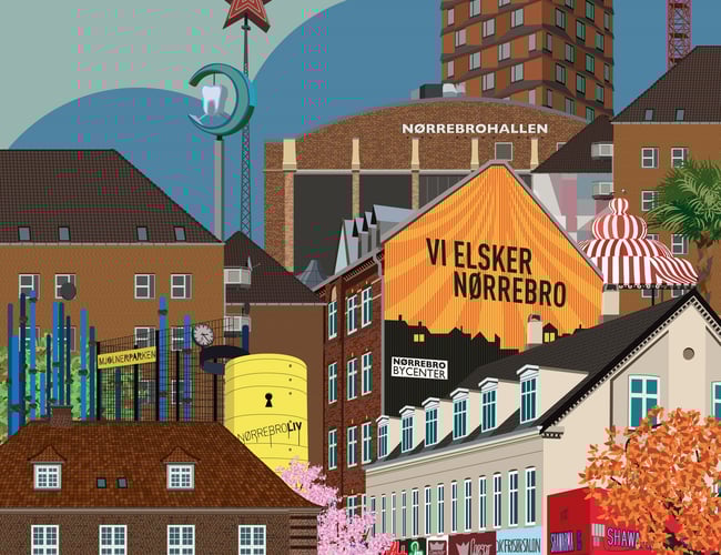 Populær lokalavis til salg