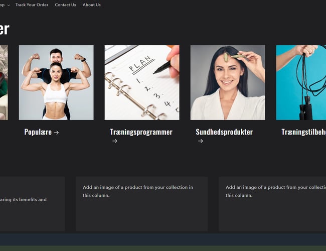 FLOT Webshop der sælger trænings samt velvære - udstyr.