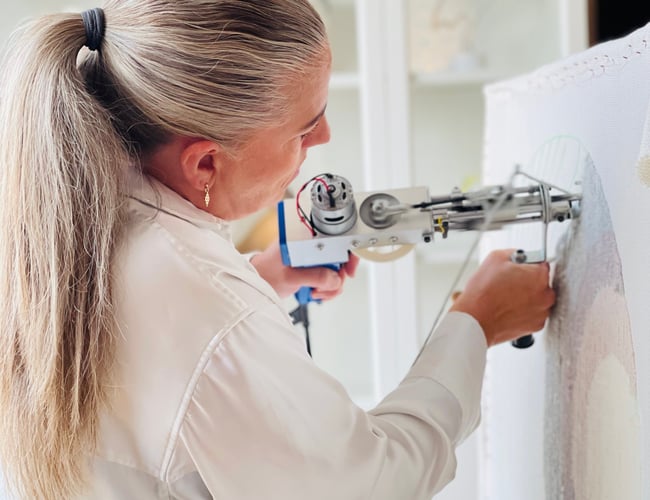 Dét håndværk alle snakker om. Tufting Studio søger samarbejde/investor