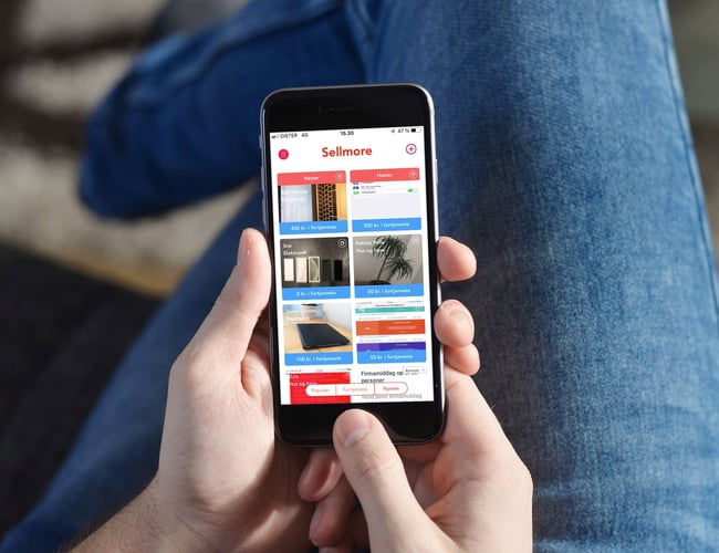 Sellmore App - Danmarks eneste henvisningsportal sælges.