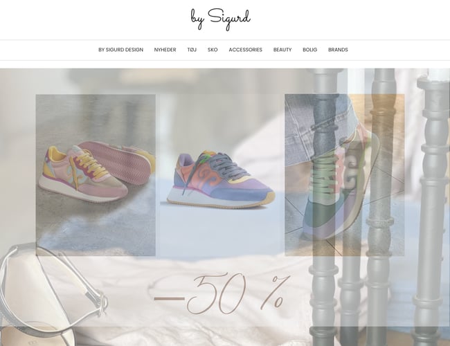 Etableret webshop indenfor Tøj, Sko, Accesories samt brugskunst sælges inkl. Varelager. 