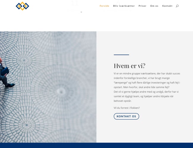 Karrierestart.dk - Website med rådgivning indenfor opstart af virksomhed stort potentiale 