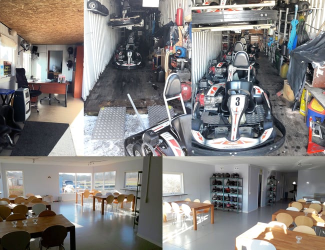 Gokartudlejningscenter køreklar "Nedsat 17%"