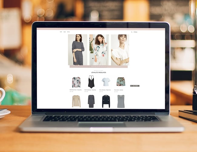 Funktionsdygtig bæredygtig webshop med flotte tal, stort potentiale og stor følgerskare. 